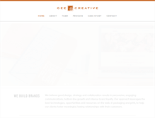 Tablet Screenshot of geecreative.com